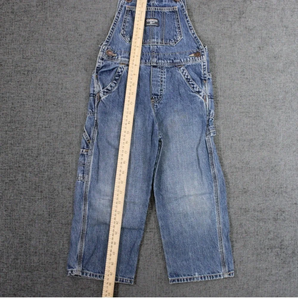 OshKosh Bgosh Kids Denim Overalls Medium Wash Vestbak Carpenter Bibs